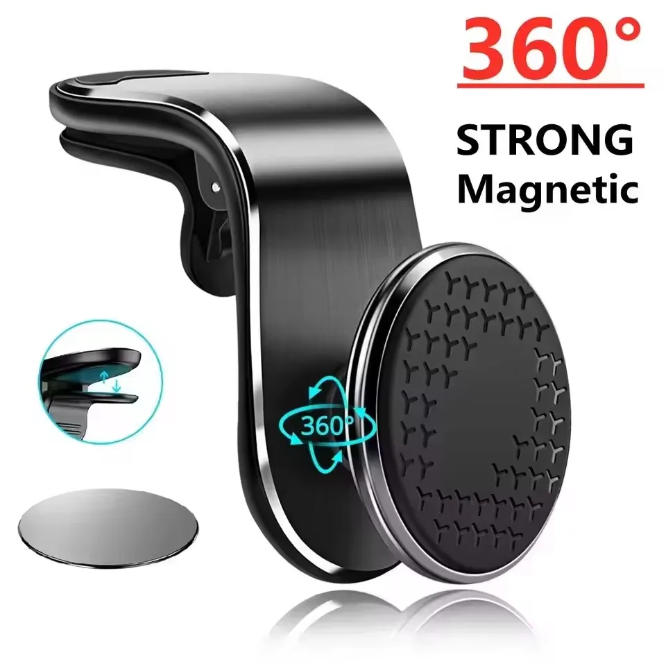 Magnetic Phone Holder For Car Vent - Manyetik Araç Telefon Tutucu, Havalandırma Yuvasına
