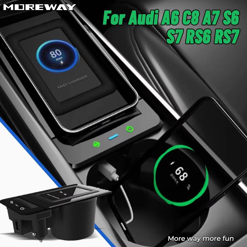 Wireless Car Charger Mount Fast Charging - Moreway Telefon Tutucu Montaj Aparatı Hızlı