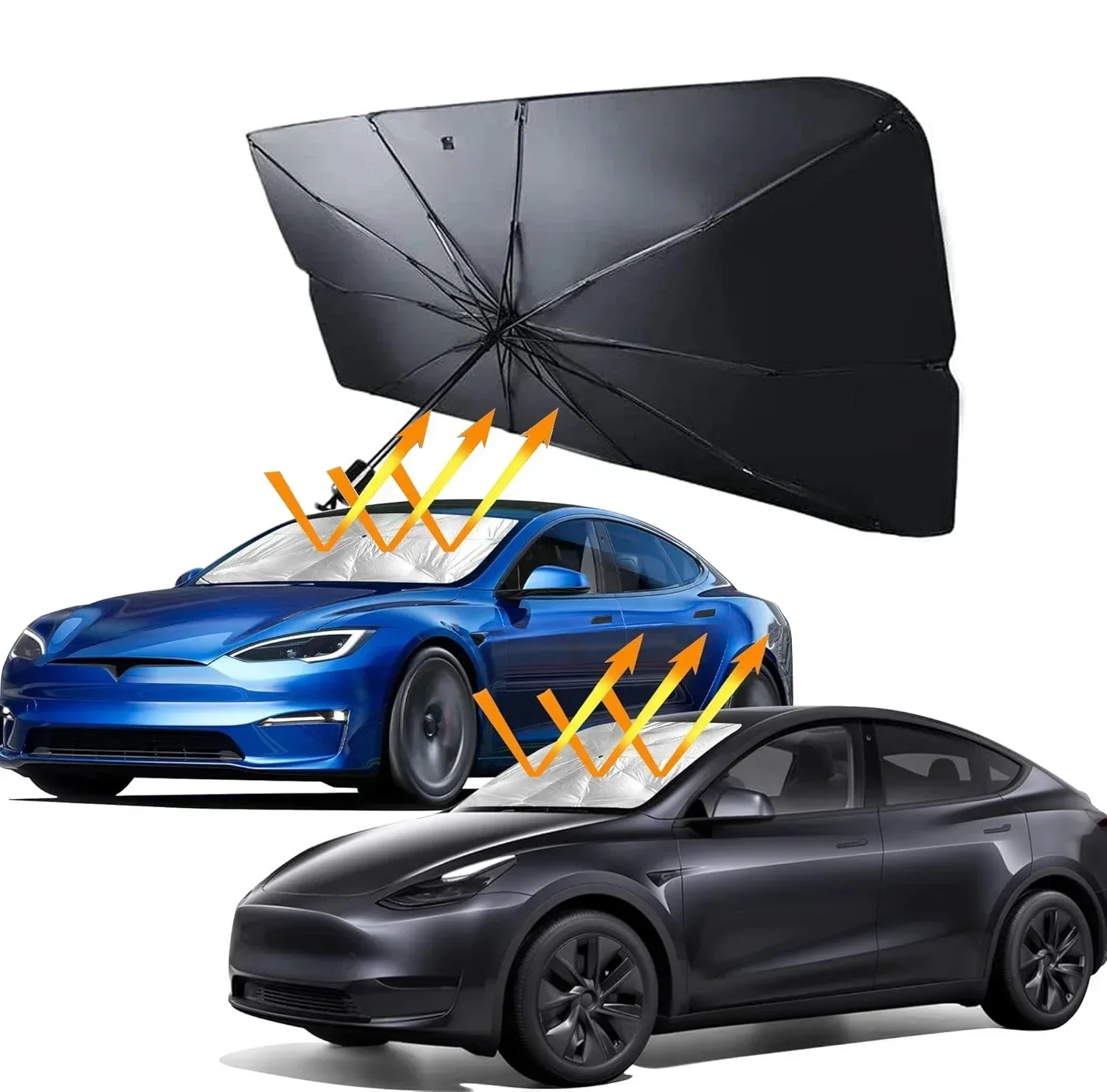 Araba Şemsiyesi Güneşlik Ön Ca - Car Sunshade Windshield Umbrella Foldable incelemesi ve fiyatı