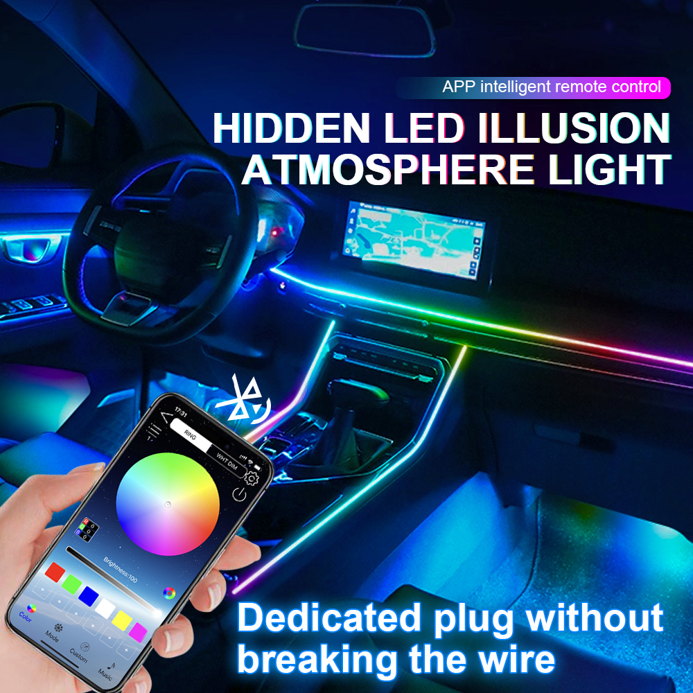 6/10/14/18/22'li 1 Araç İçi Or - Led Ambient Interior Car Lights App Control incelemesi ve fiyatı