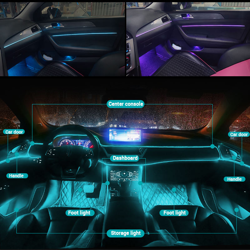 LED Araba Ayak Ortam Işığı 26' - Led Ambient Interior Car Lights App Control incelemesi ve fiyatı
