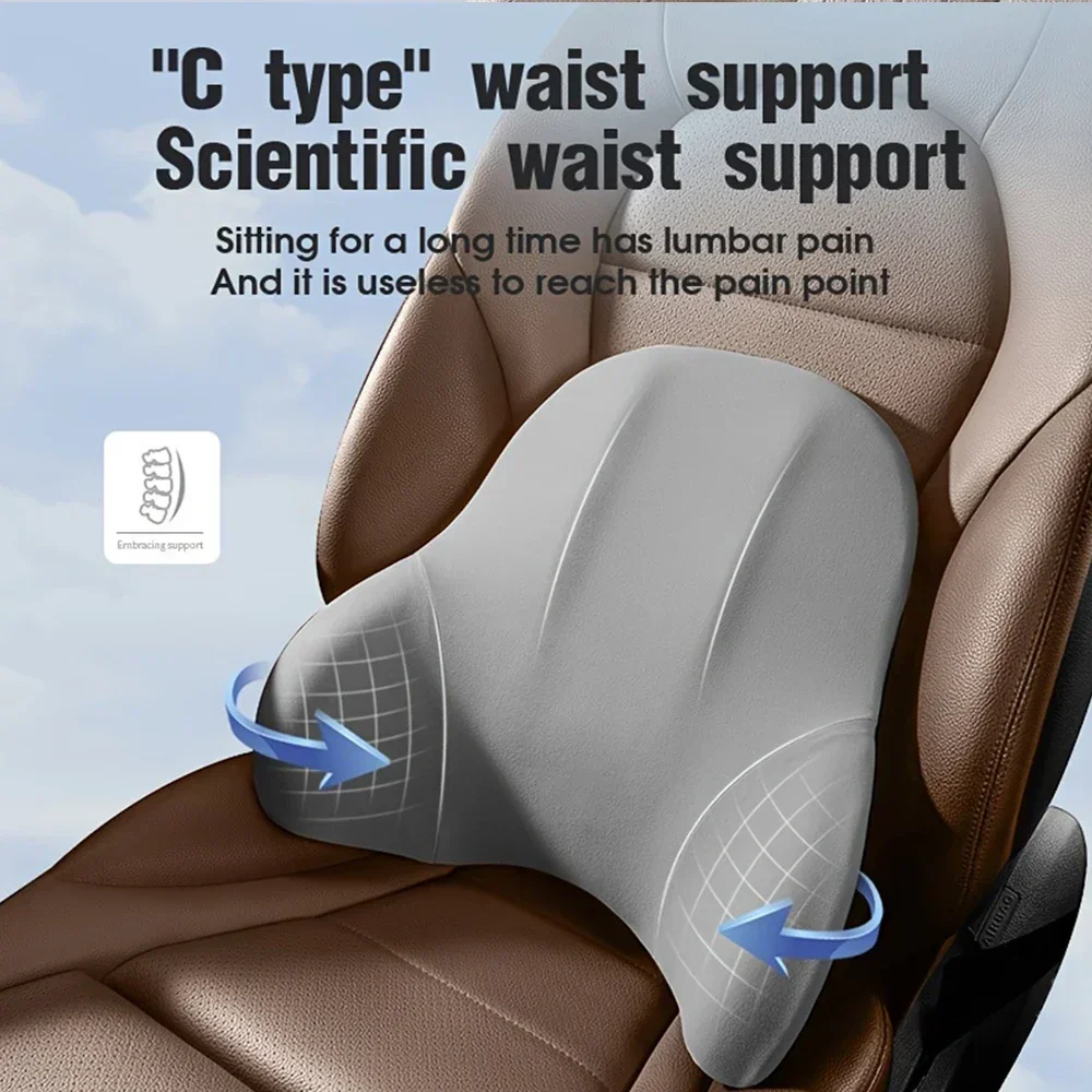 Yeni Hafızalı Köpük Araba Boyu - Memory Foam Car Neck Pillow Lumbar Support incelemesi ve fiyatı