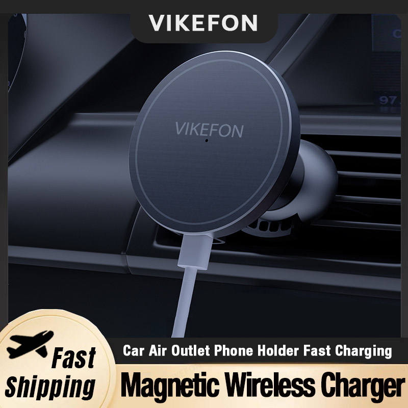Araba Hava Çıkışı Kablosuz Şar - Magnetic Phone Holder For Car Vent incelemesi ve fiyatı