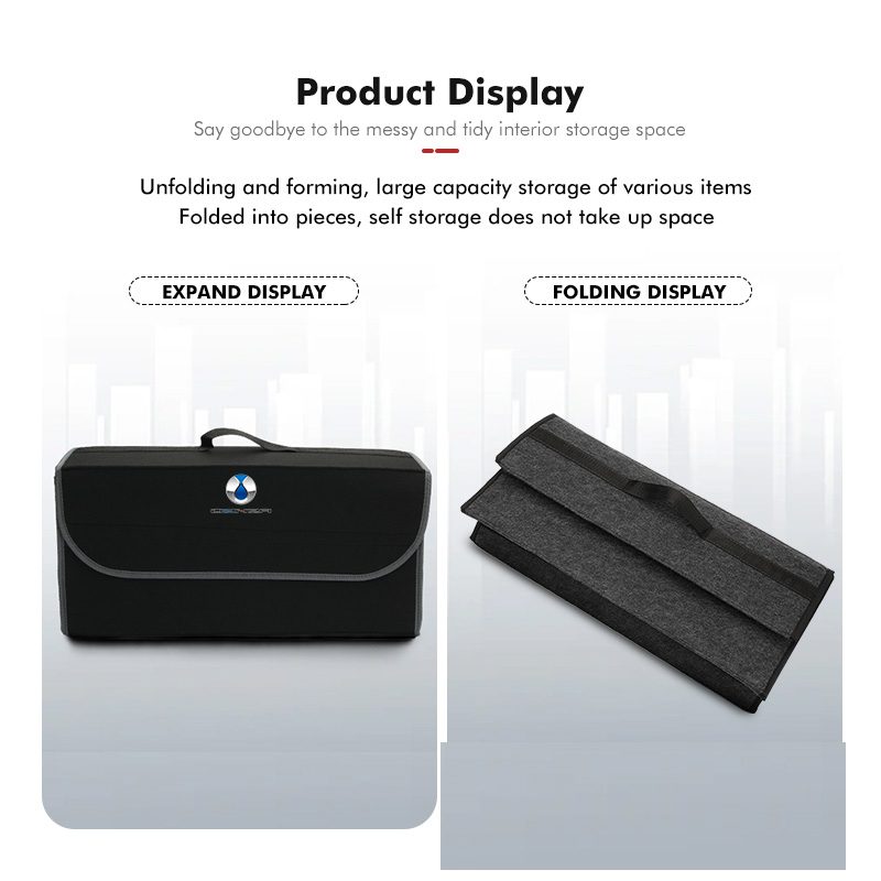 Denza Katlanabilir Keçe Araba  - Car Trunk Organizer Foldable Storage Box incelemesi ve fiyatı