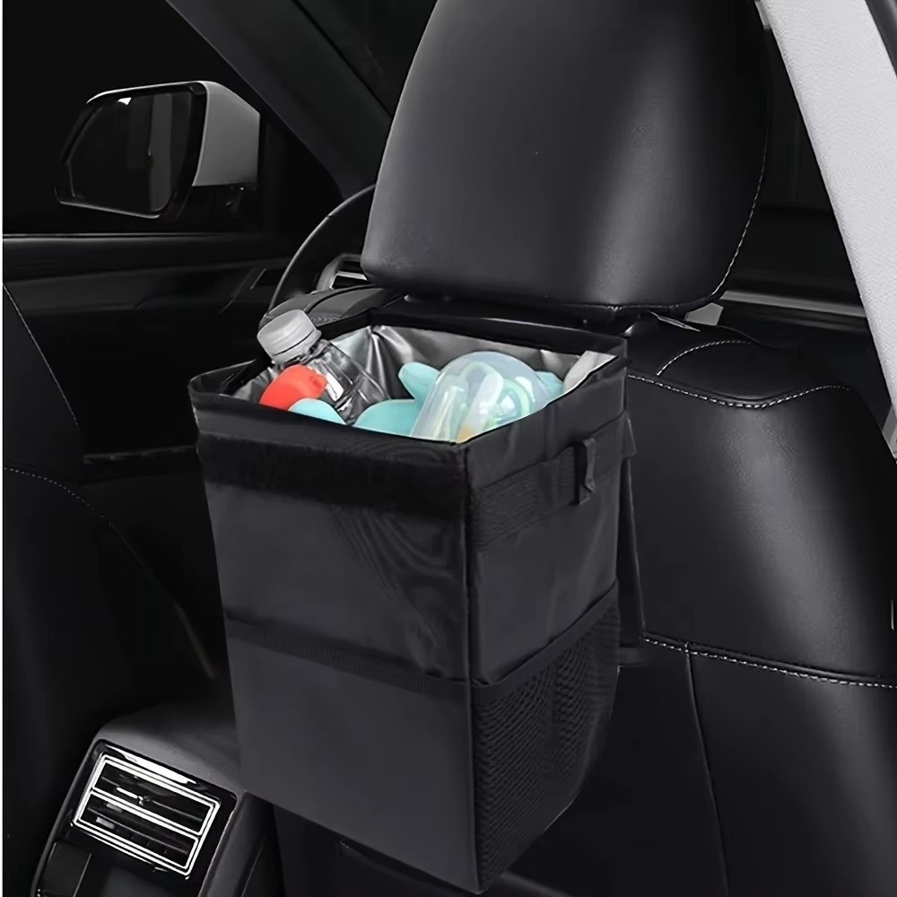 Katlanabilir, Kapaklı, İçinde  - Waterproof Car Trash Can With Lid incelemesi ve fiyatı